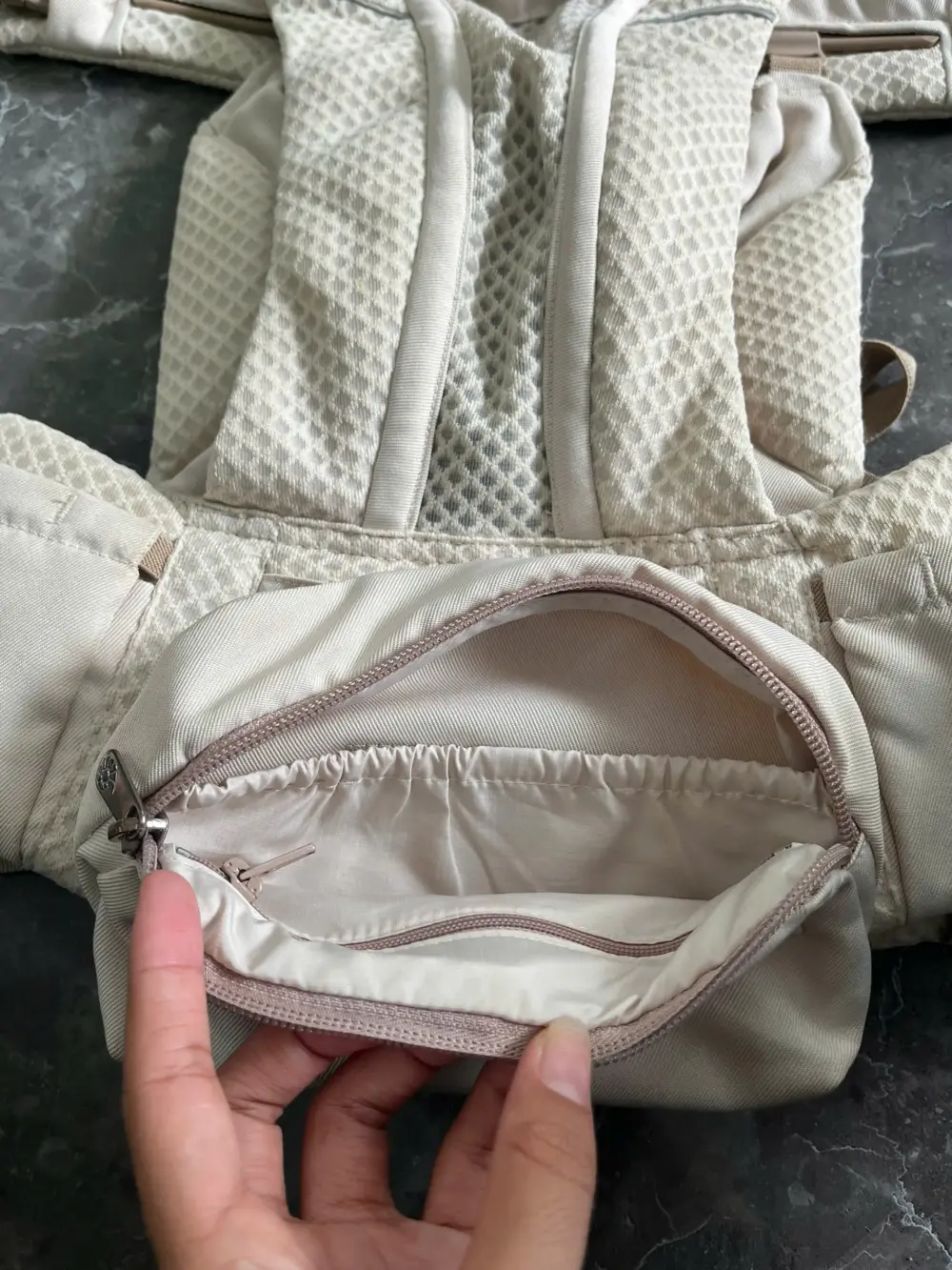 Địu Ergo baby Omni Breeze, màu be (no box) - Ảnh 15