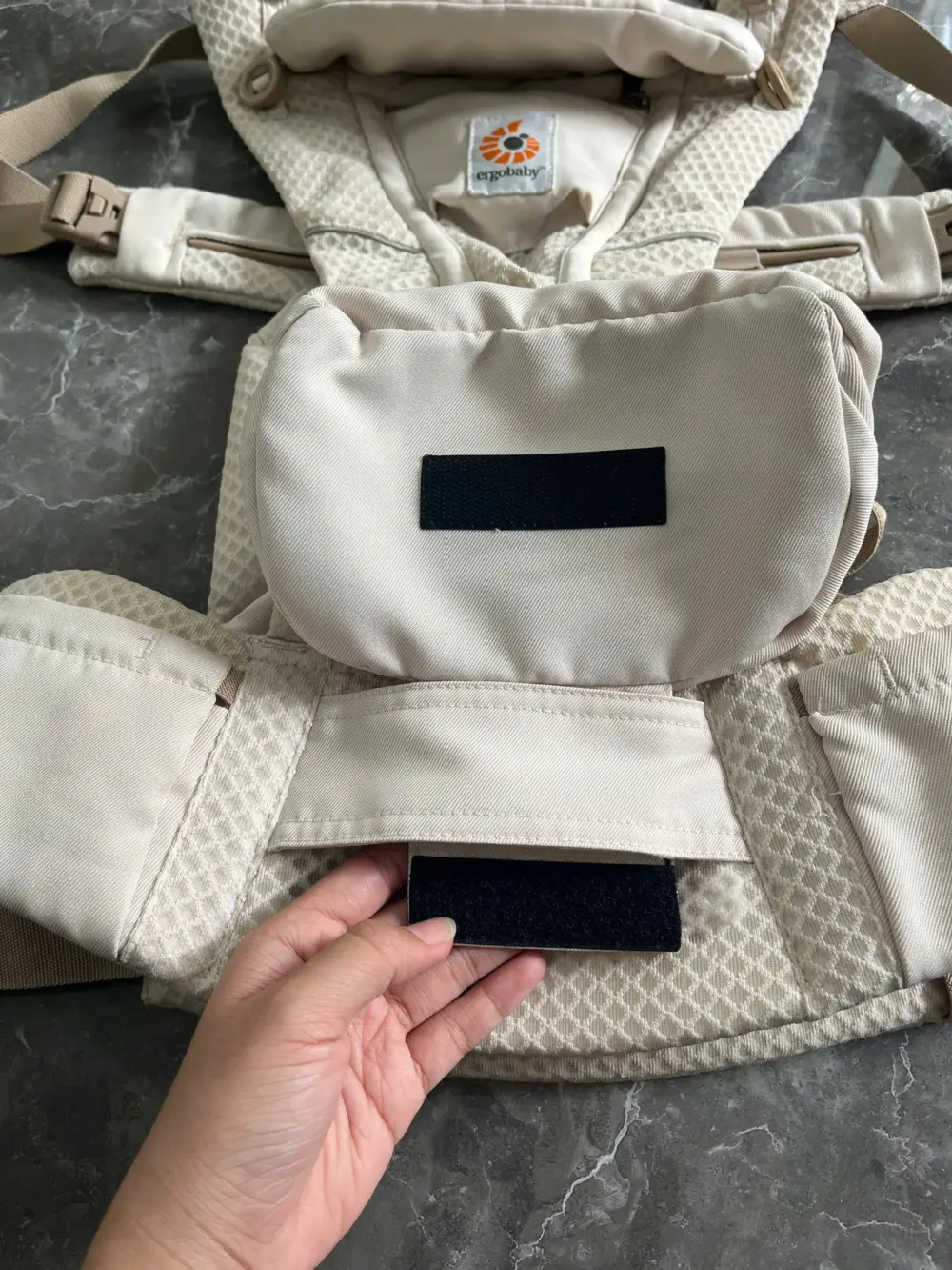 Địu Ergo baby Omni Breeze, màu be (no box) - Ảnh 3