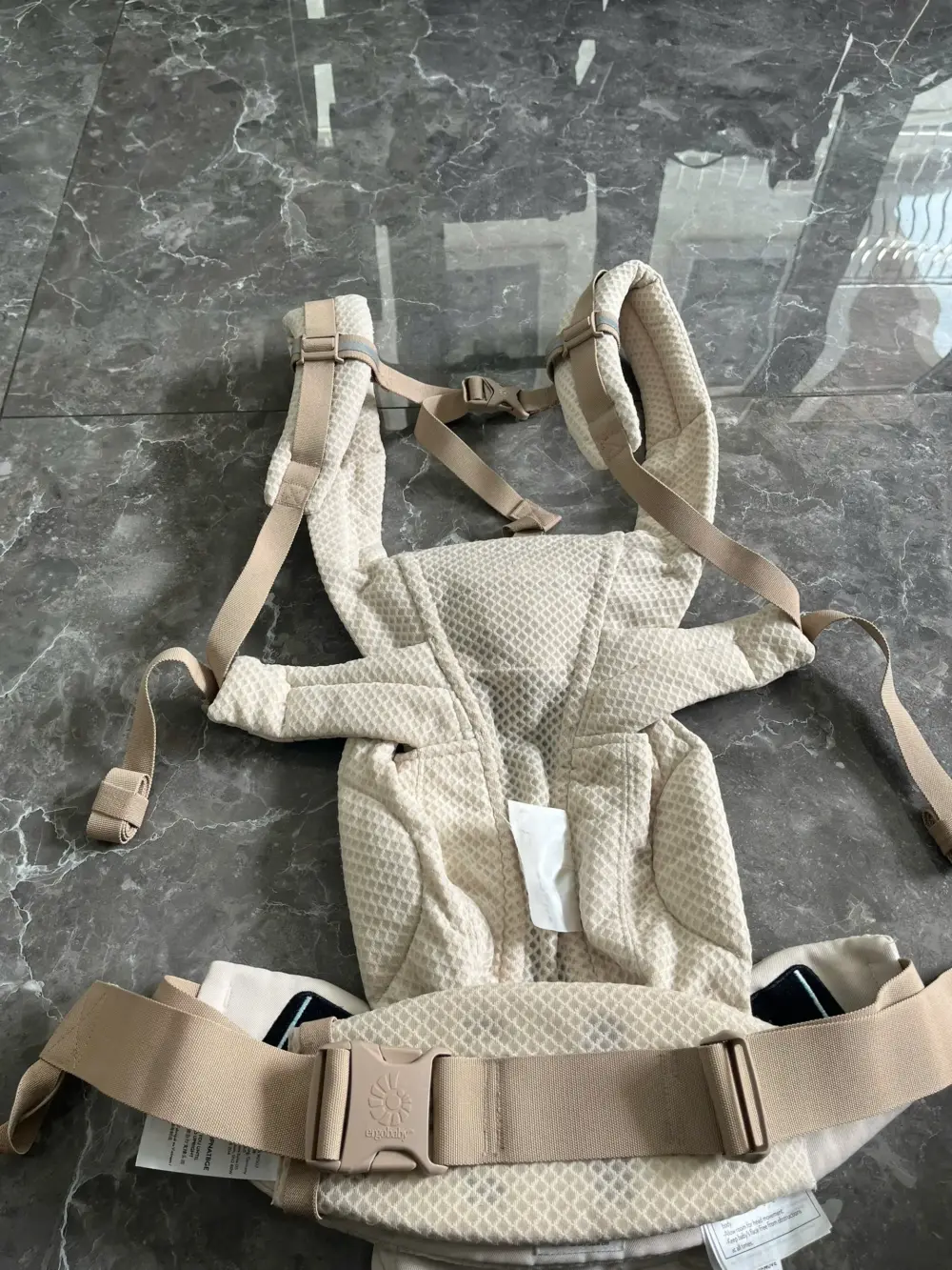 Địu Ergo baby Omni Breeze, màu be (no box) - Ảnh 6