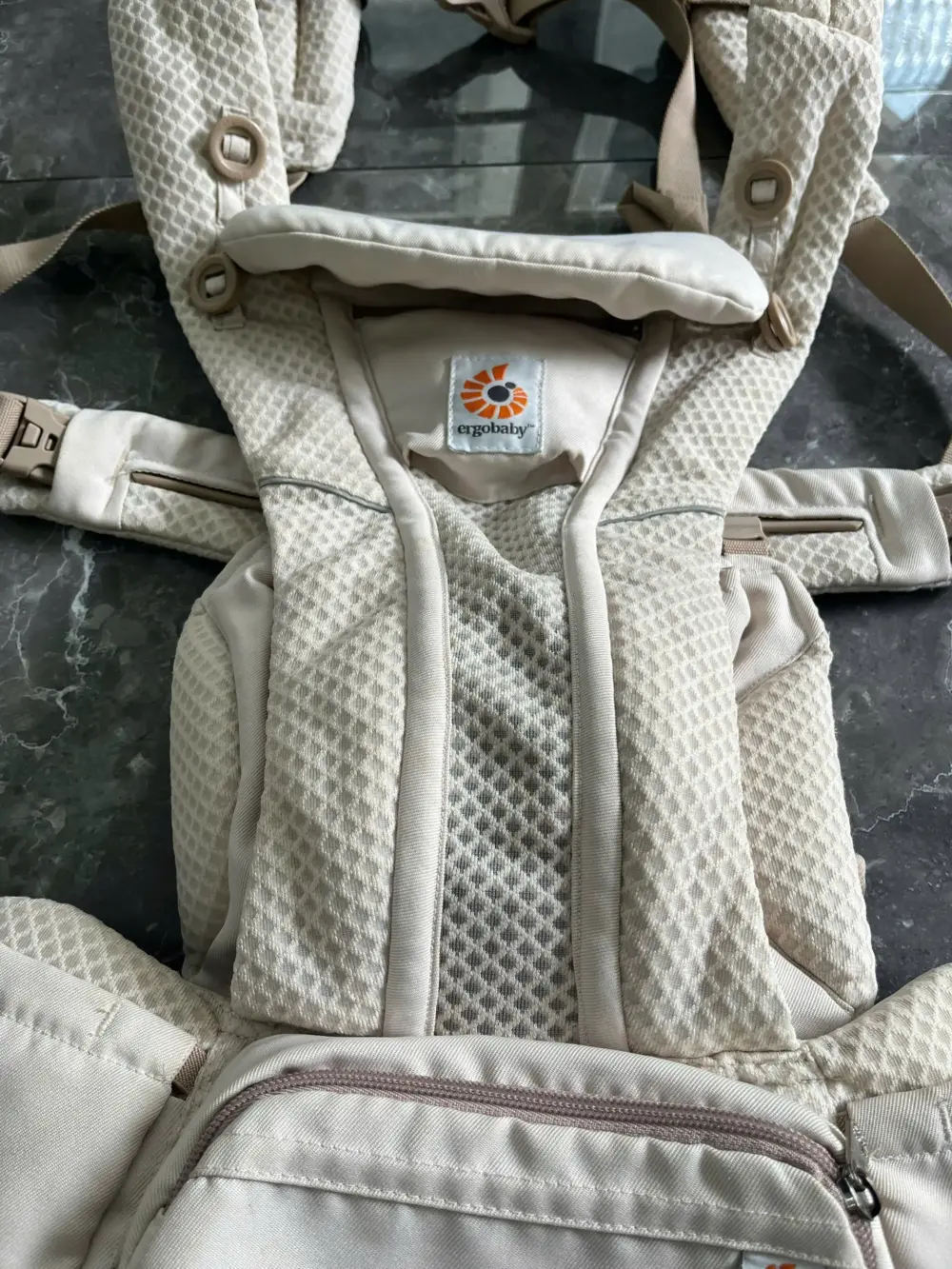 Địu Ergo baby Omni Breeze, màu be (no box) - Ảnh 7