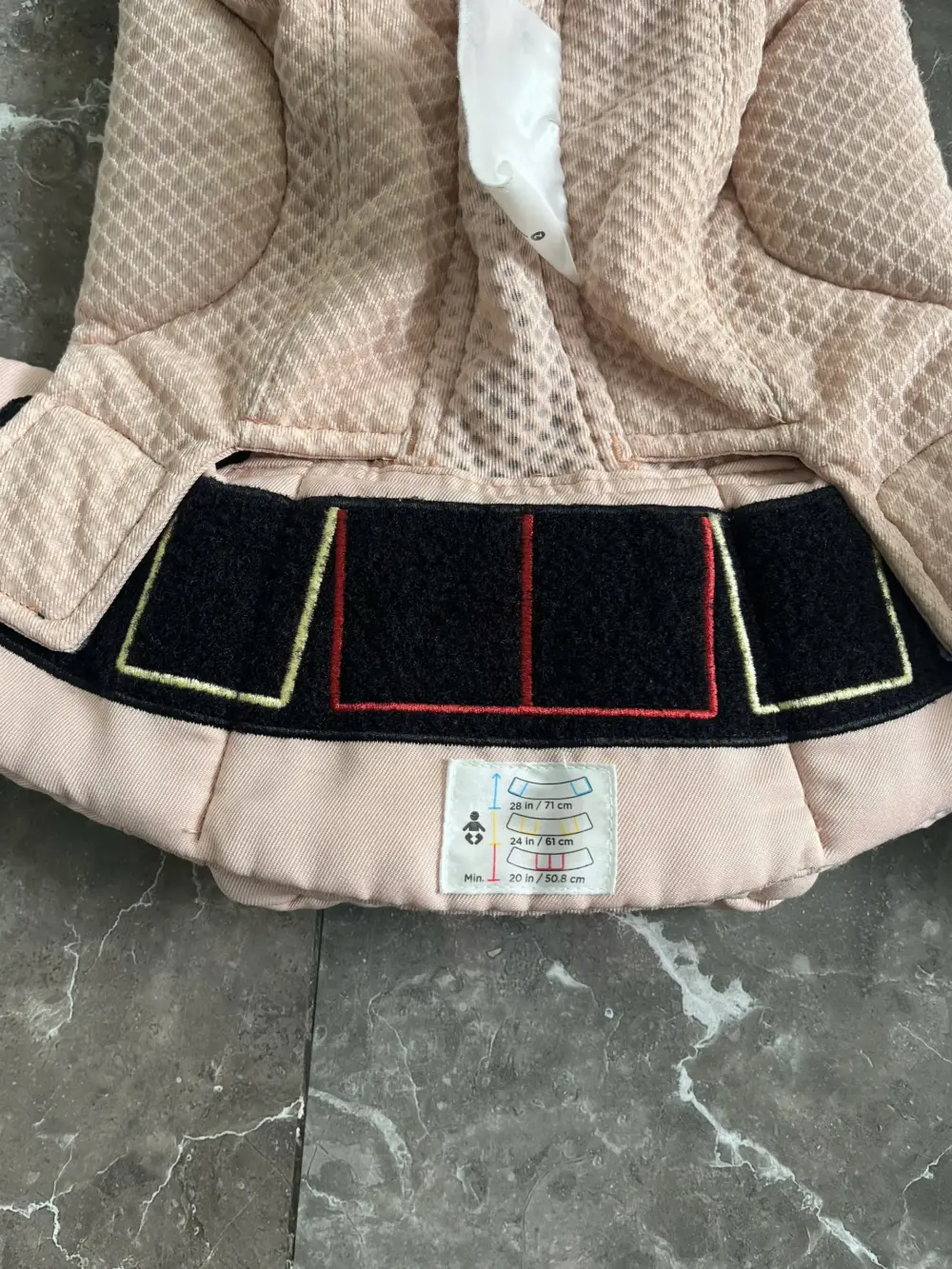 Địu Ergo baby Omni Breeze màu hồng nhạt (còn box) - Ảnh 12