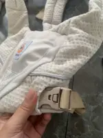 Địu Ergo baby Alta Hip Seat (có bệ ngồi) màu kem tặng kèm ủ kén sơ sinh màu trắng kem (no box) - Ảnh 4