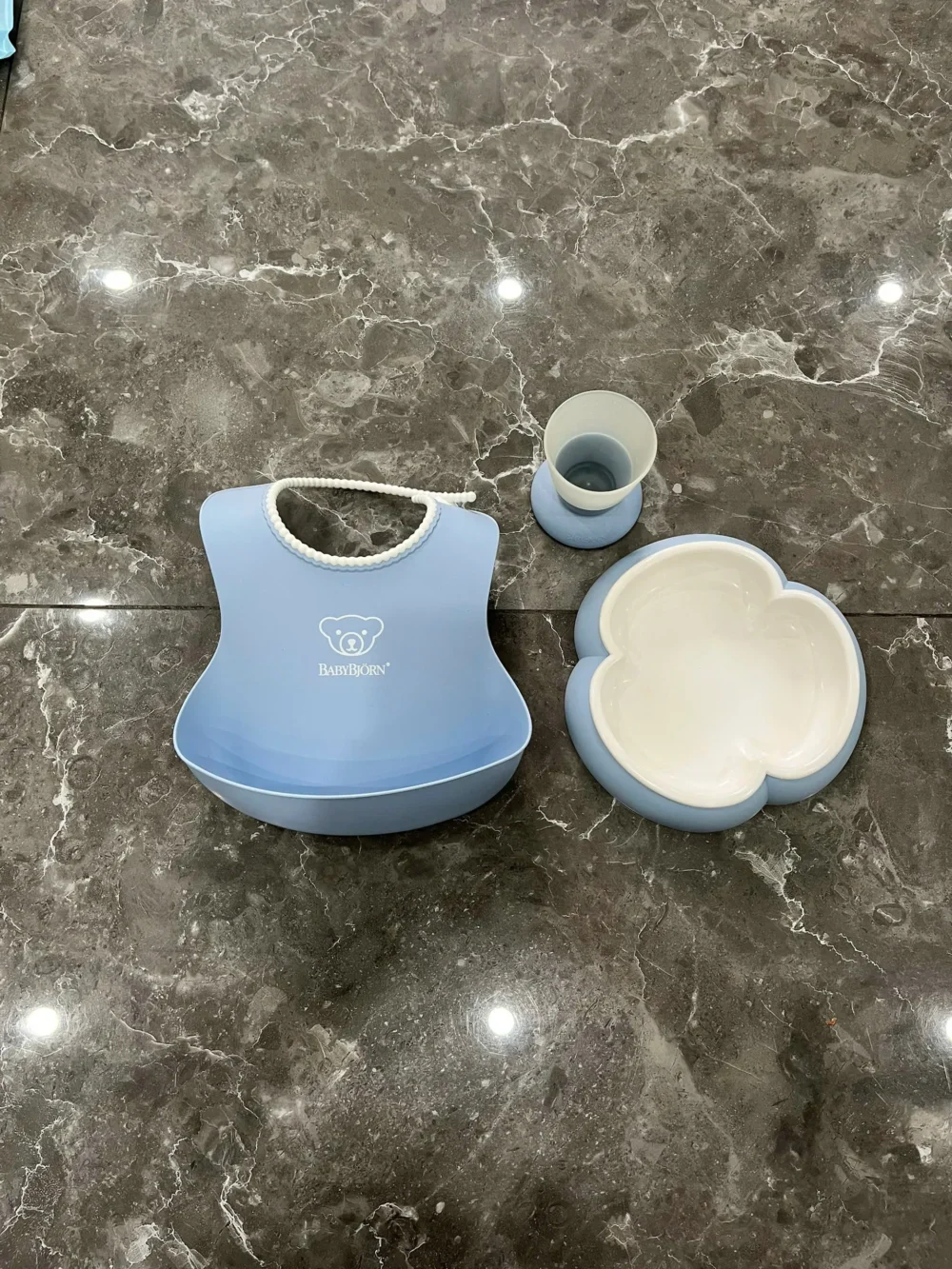 Set ăn dặm Baby bjorn dinner set (màu blue) - Ảnh 3