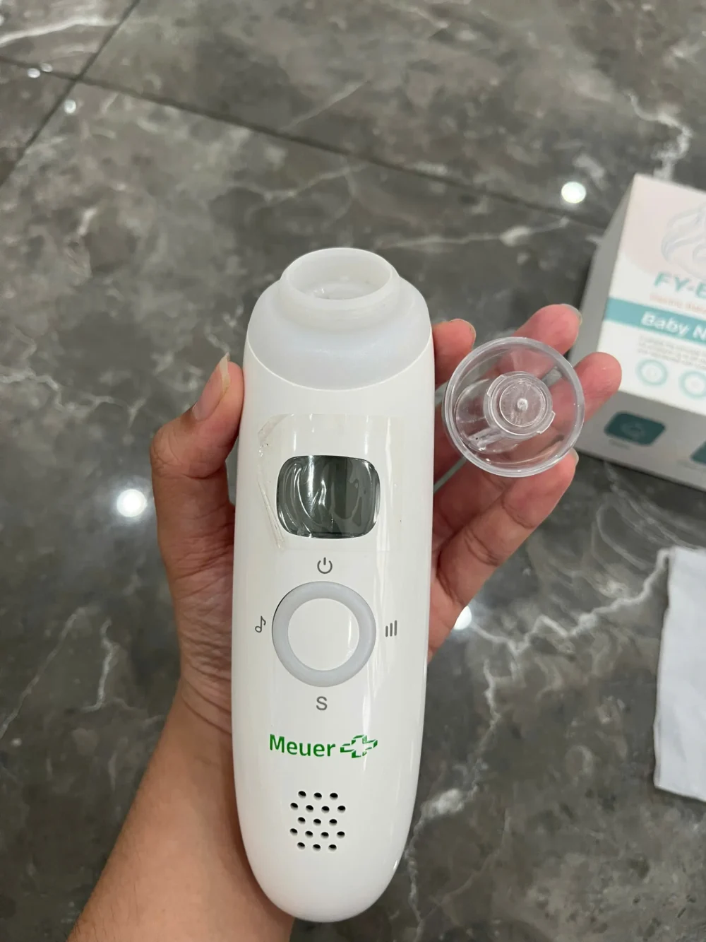 Máy hút mũi Meuer 3 cấp độ lực hút đa năng thể hệ mới cho bé (fullbox) - Ảnh 10