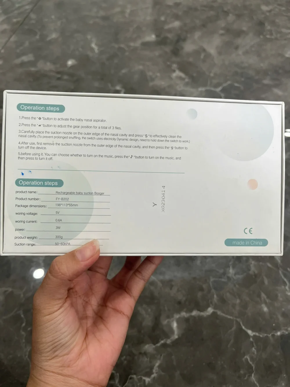 Máy hút mũi Meuer 3 cấp độ lực hút đa năng thể hệ mới cho bé (fullbox) - Ảnh 4