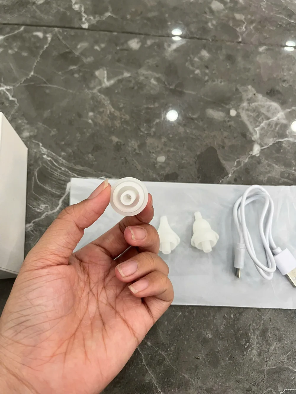 Máy hút mũi Meuer 3 cấp độ lực hút đa năng thể hệ mới cho bé (fullbox) - Ảnh 5