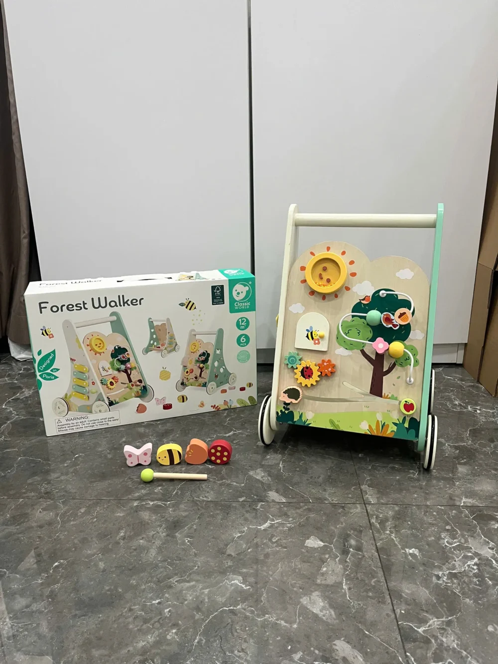 Xe đẩy tập đi kèm bản bận rộn Classic world Forest Walker ( fullbox) - Ảnh 9