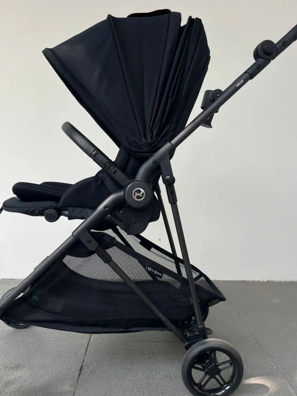 Xe đẩy Cybex Melio carbon 2025 tặng kèm cup holder cybex (full black) 0-3 tuổi tối đa 15kg - Ảnh 12