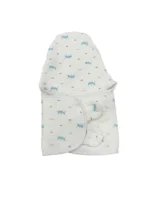 Túi quấn bé Họa tiết Nai Xanh Animo (new born)