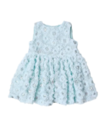 Đầm xoè hoa vải tuyn Origami (size newborn)