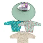 Bộ 2 yếm ăn và khay trải cho bé ăn BLW Tidy TOT (tặng kèm 1 yếm chống thấm)