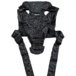 Địu Baby Bjorn Mini vải mesh hoạ tiết beo đen (no box) 0-3 tuổi 3kg2 -> 11kg