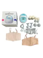 Máy hút sữa Spectra S1 Plus tặng kèm 1 áo hút sữa, bộ bình spectra