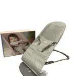 Ghế rung Baby Bjorn vải air mesh màu xám nhạt (còn box)