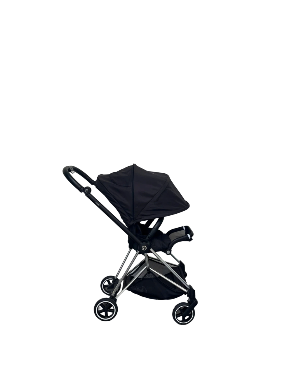 craiyon_172155_image Xe đẩy Cybex mios 1 (đen khung bạc) 0-4 tuổi tối đa 22kg (có lỗi đọc kỹ mô tả) - Ảnh 1