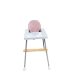 Ghế ăn dặm Babyhop kèm thanh gác chân & đệm, nâng hạ 2 nấc