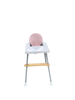 Ghế ăn dặm Babyhop kèm thanh gác chân & đệm, nâng hạ 2 nấc