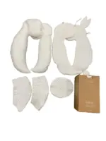 Set gối thỏ Raras vải bamboo & Bộ cool kit làm mát vải Duraron (còn box) 2M+