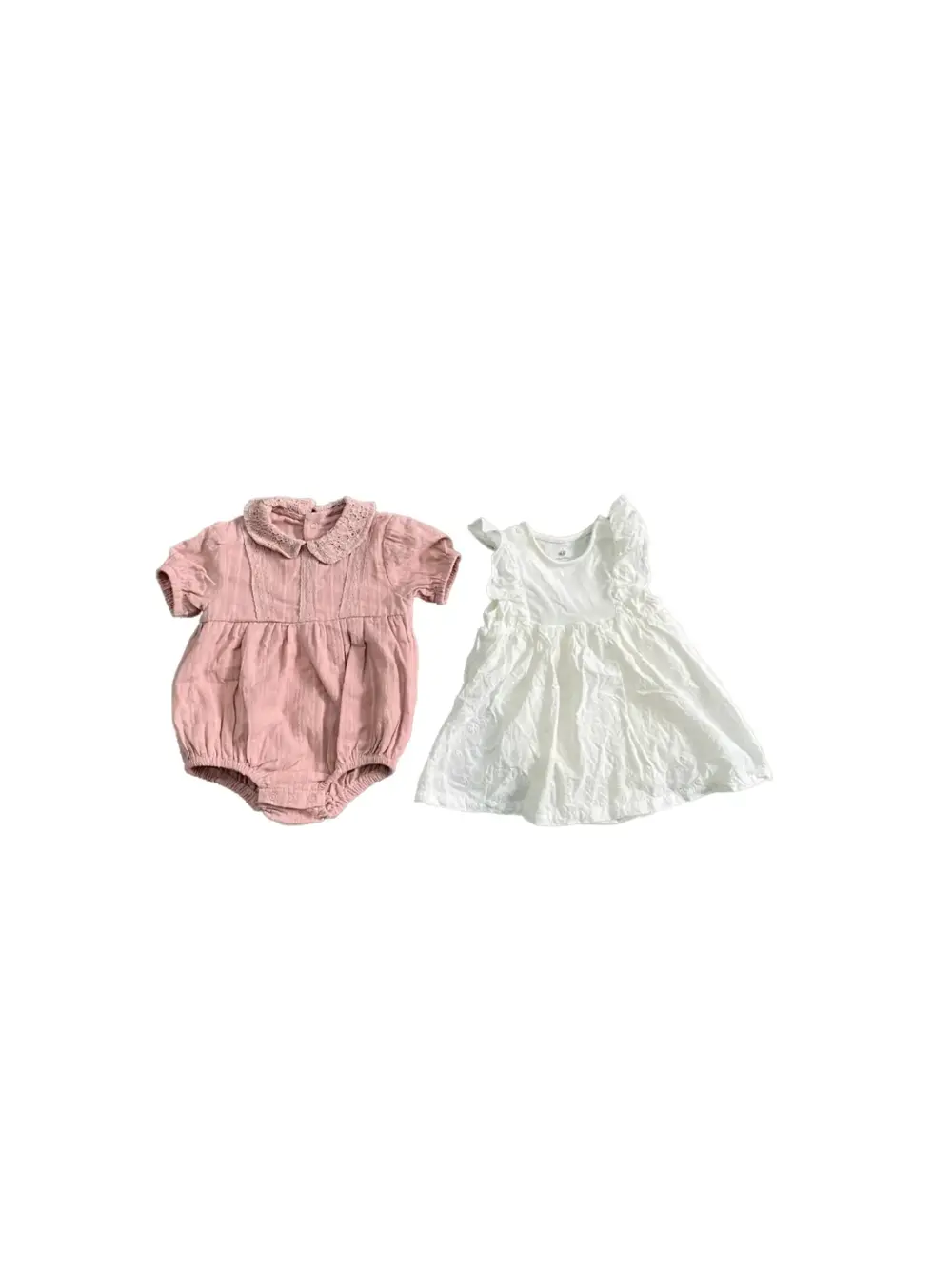 Set 2 váy bodychip mixbrand H&M & RZ by Rachel zoe (3-6m) - Ảnh 1