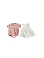 Set 2 váy bodychip mixbrand H&M & RZ by Rachel zoe (3-6m)