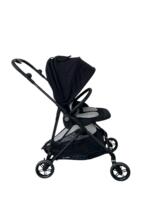Xe đẩy Cybex Melio carbon màu full đen (tặng kèm đệm lót nằm xe đẩy Kate mesh thoáng mát)