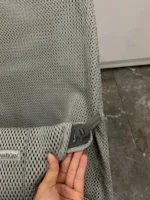 Ghế rung Baby Bjorn vải air mesh màu xám nhạt (còn box) - Ảnh 3