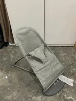 Ghế rung Baby Bjorn vải air mesh màu xám nhạt (còn box) - Ảnh 7