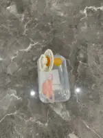 Ty giả mix brand Tommee Tippee Night Time (dạ quang) & BIBS cao su non - Ảnh 5