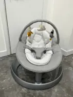 Nôi Nuna Leaf Grow màu xám nhạt (kèm thanh đồ chơi) - Ảnh 11