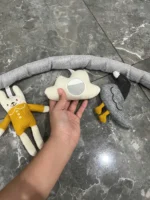 Nôi Nuna Leaf Grow màu xám nhạt (kèm thanh đồ chơi) - Ảnh 14