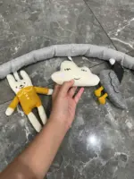 Nôi Nuna Leaf Grow màu xám nhạt (kèm thanh đồ chơi) - Ảnh 15