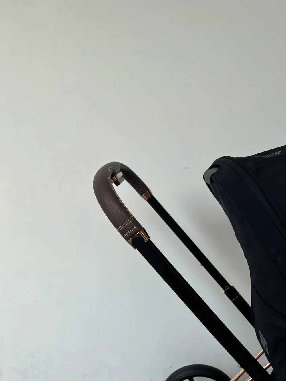 Xe đẩy Cybex priam màu đen khung rose gold (còn box seat pack) - Ảnh 11