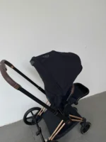 Xe đẩy Cybex priam màu đen khung rose gold (còn box seat pack) - Ảnh 13