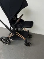 Xe đẩy Cybex priam màu đen khung rose gold (còn box seat pack) - Ảnh 14