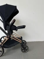 Xe đẩy Cybex priam màu đen khung rose gold (còn box seat pack) - Ảnh 17