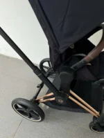 Xe đẩy Cybex priam màu đen khung rose gold (còn box seat pack) - Ảnh 19