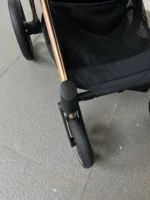 Xe đẩy Cybex priam màu đen khung rose gold (còn box seat pack) - Ảnh 4