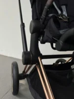 Xe đẩy Cybex priam màu đen khung rose gold (còn box seat pack) - Ảnh 5