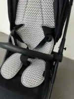 Xe đẩy Cybex Melio carbon màu full đen (tặng kèm đệm lót nằm xe đẩy Kate mesh thoáng mát) - Ảnh 33