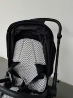 Xe đẩy Cybex Melio carbon màu full đen (tặng kèm đệm lót nằm xe đẩy Kate mesh thoáng mát) - Ảnh 34