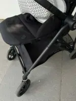 Xe đẩy Cybex Melio carbon màu full đen (tặng kèm đệm lót nằm xe đẩy Kate mesh thoáng mát) - Ảnh 8