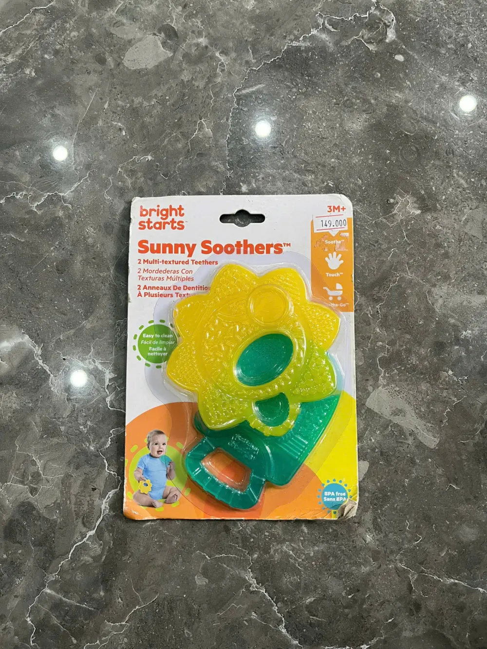 Đồ chơi gặm nướu hình mặt trời và que kem Bright Startsbright starts - Ảnh 3