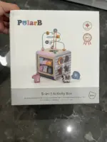 Hộp đồ chơi gỗ thả khối 5 in 1 Activity Box Polar B (full box)PolarB - Ảnh 15