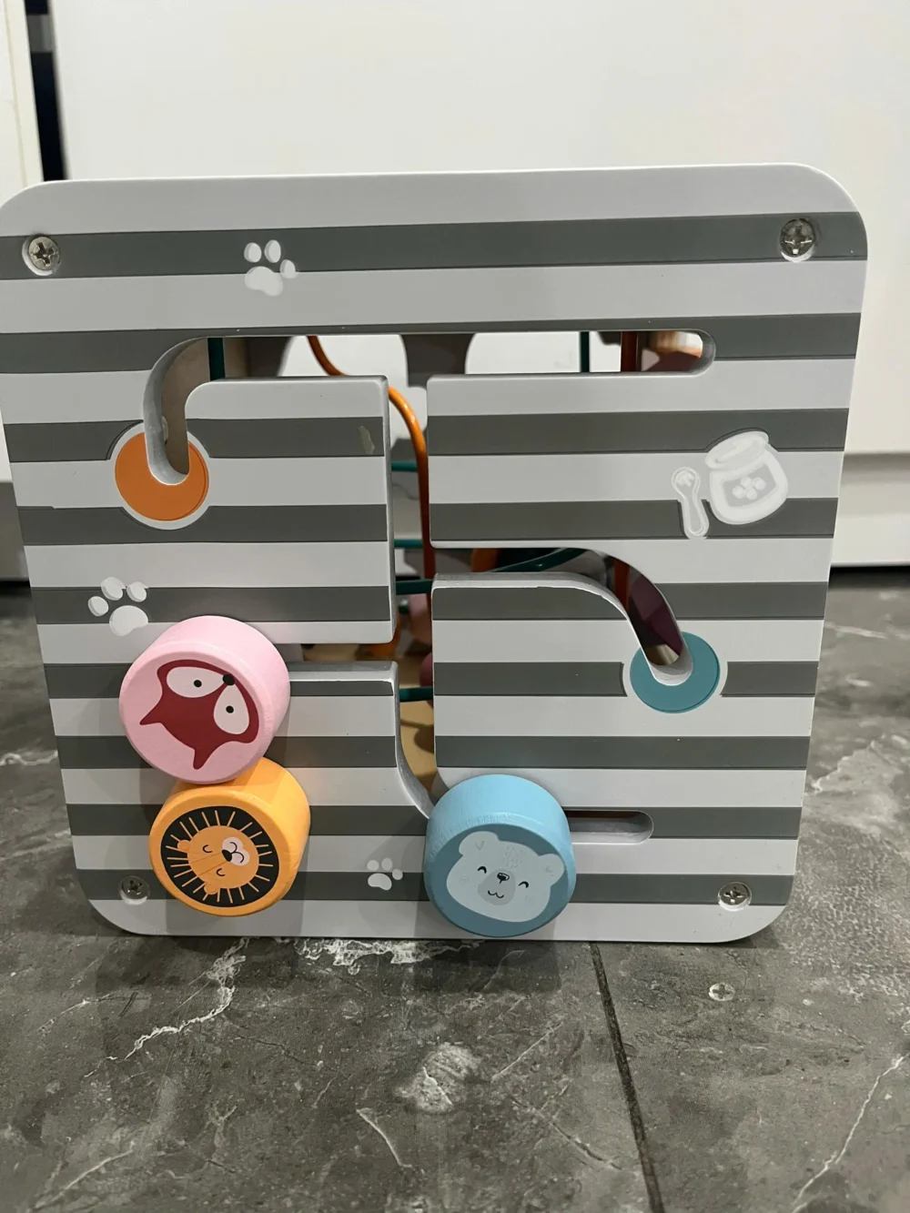 Hộp đồ chơi gỗ thả khối 5 in 1 Activity Box Polar B (full box)PolarB - Ảnh 17