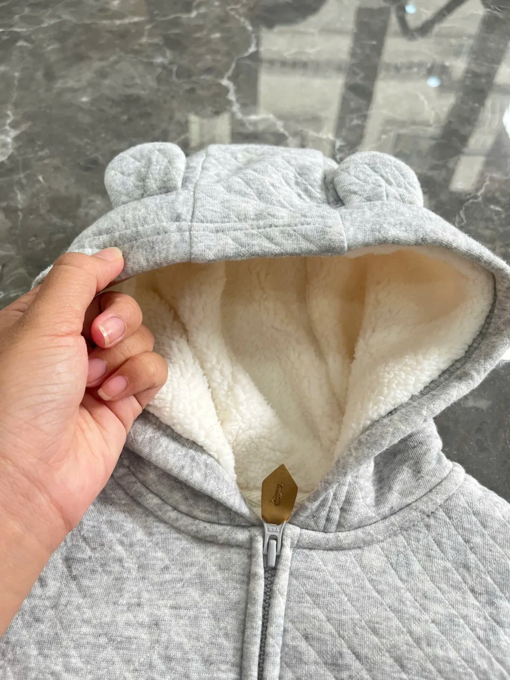 Áo khoác nỉ chèn bông lông cừu Carter's (6 đến 9 tháng) Carter’s - Ảnh 9