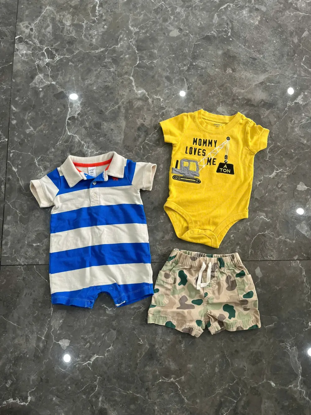Set 2 bodysuit Carter’s tặng kèm quần đùi cho bé (6 đến 9 tháng)Carter’s - Ảnh 6