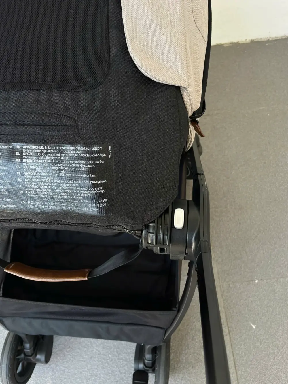 Xe đẩy Nuna triv (màu đen khung đen) 0-4 tuổi tối đa 22kg - Ảnh 9