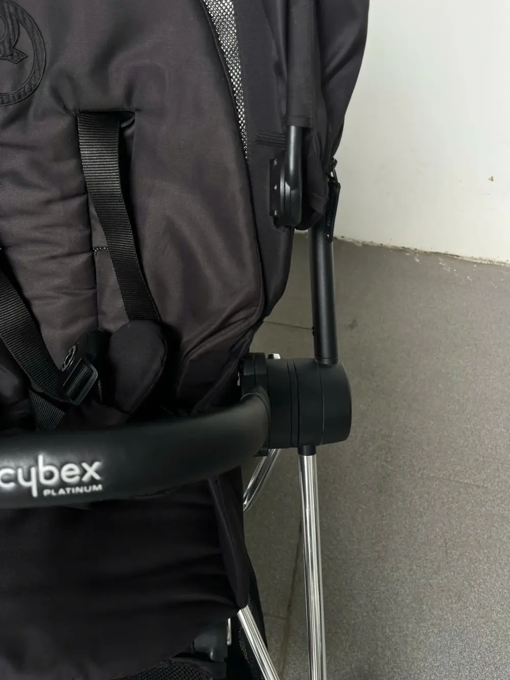 Xe đẩy Cybex mios 1 (đen khung bạc) có lỗi mái 0-4 tuổi tối đa 22kg - Ảnh 6