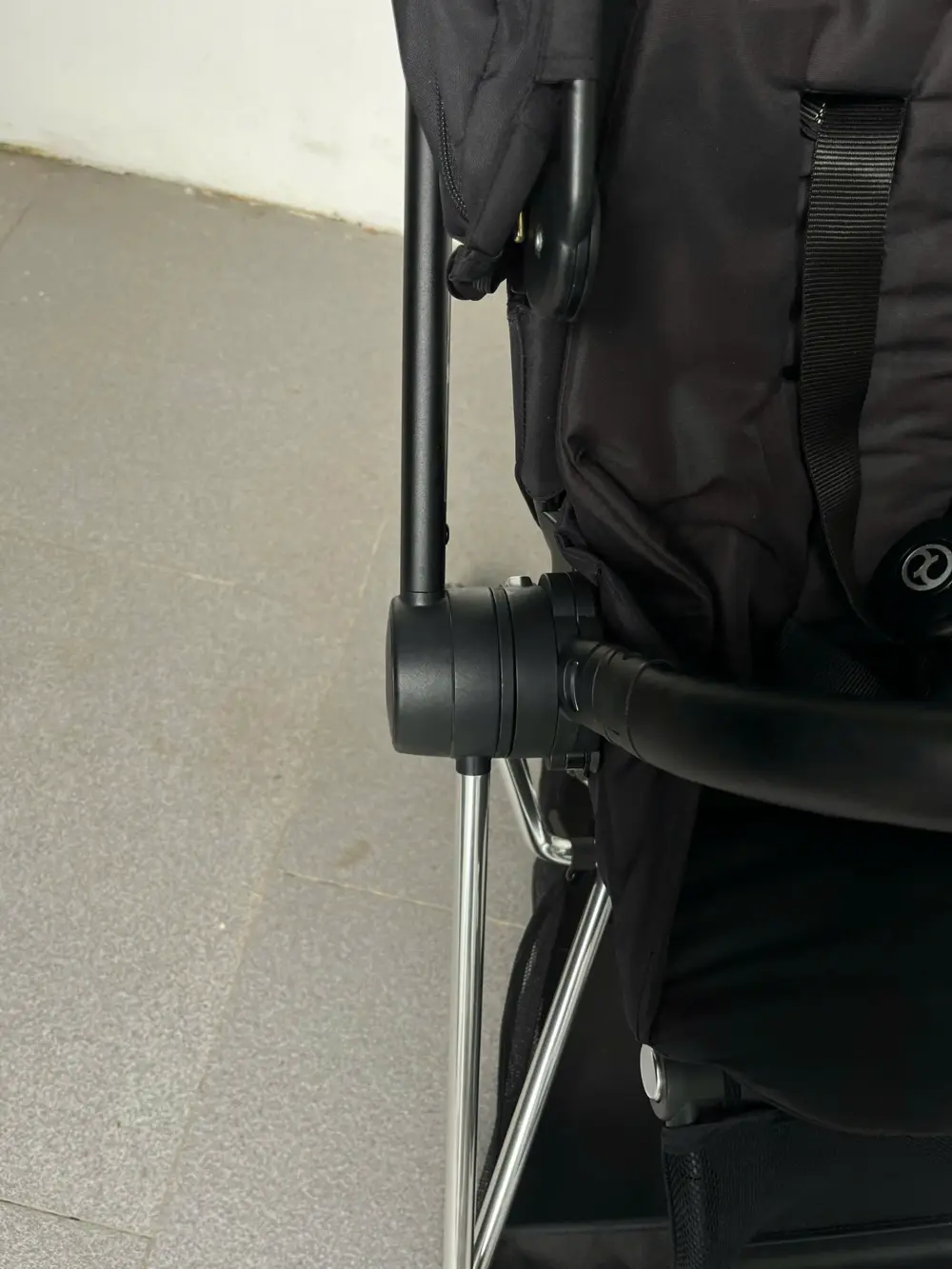 Xe đẩy Cybex mios 1 (đen khung bạc) có lỗi mái 0-4 tuổi tối đa 22kg - Ảnh 7