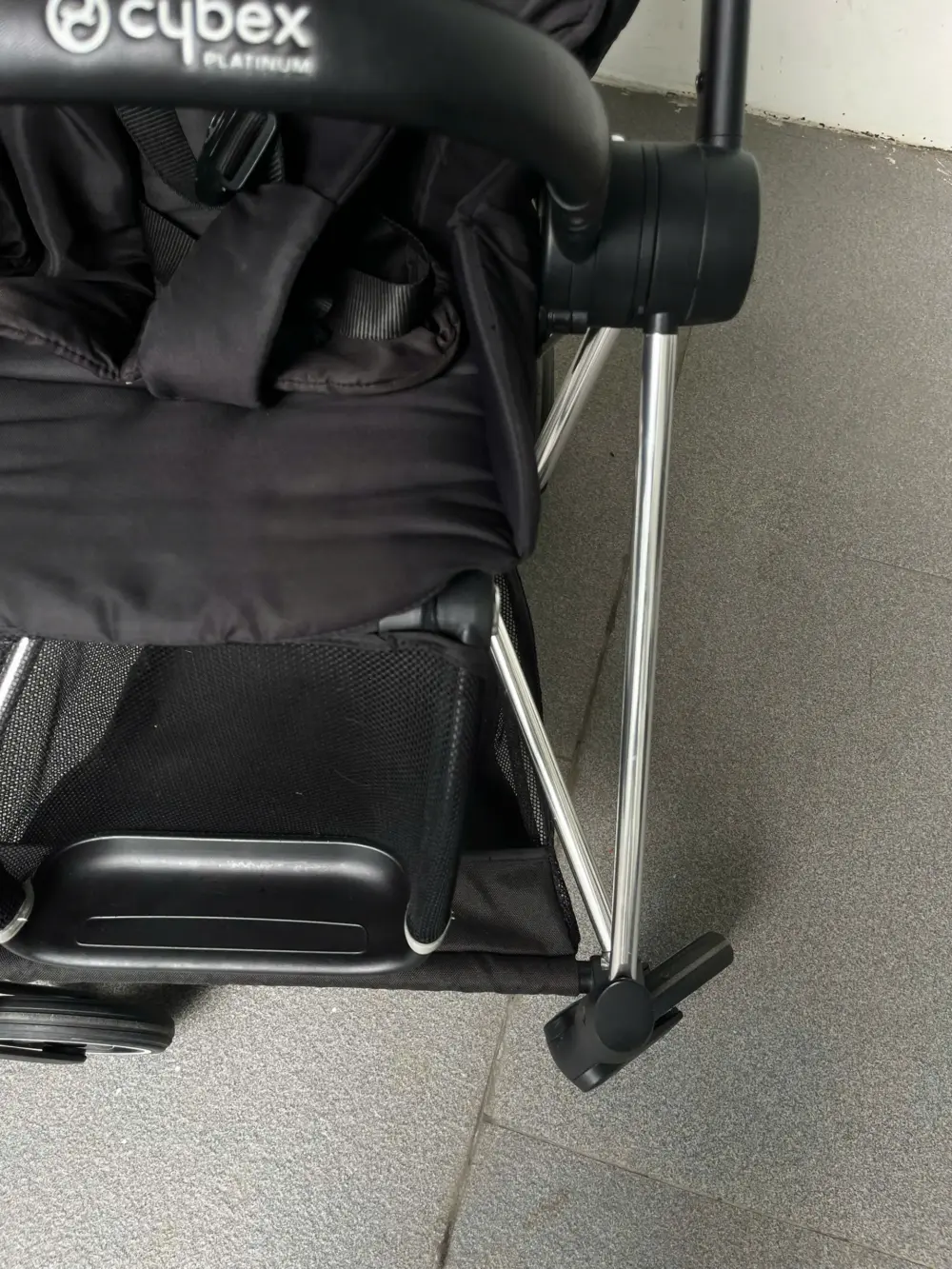 Xe đẩy Cybex mios 1 (đen khung bạc) có lỗi mái 0-4 tuổi tối đa 22kg - Ảnh 9